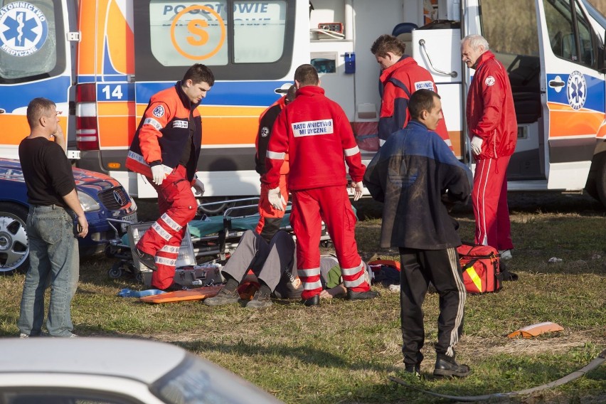 Po zderzeniu ciężarówek droga Wrocław-Środa Ślaska zablokowana