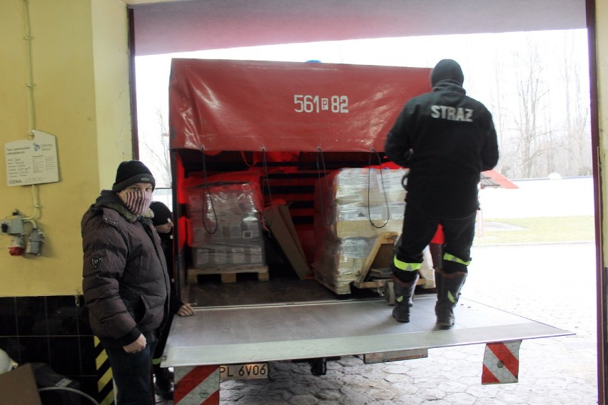 Transport przygotowały wspólnie Komenda Powiatowa Państwowej Straży Pożarnej w Pleszewie i Ochotnicza Straż Pożarną w Dobrzycy