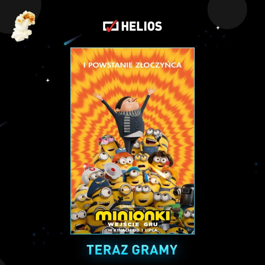 Repertuar kin Helios pełen superbohaterów! Czeka na Was moc atrakcji. Minionki, Miraculous, Titane i wiele świetnych filmów dla każdego!