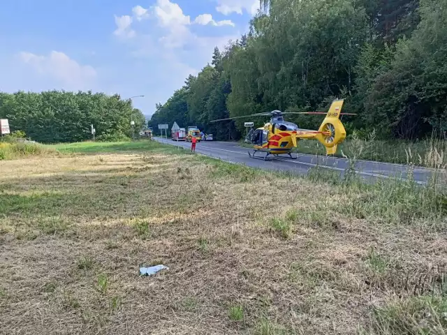 Na wysokości Byczyny doszło do tragicznego wypadku. Reanimacja poszkodowanego mężczyzny nie powiodła się.