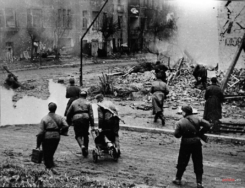 Wrocław pod koniec II wojny światowej wyglądał tragicznie