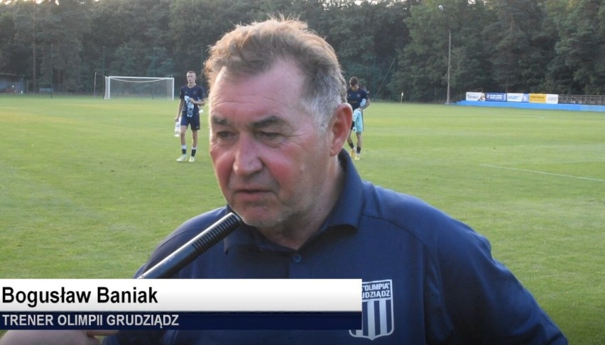 Bogusław Baniak, trener Olimpii Grudziądz.