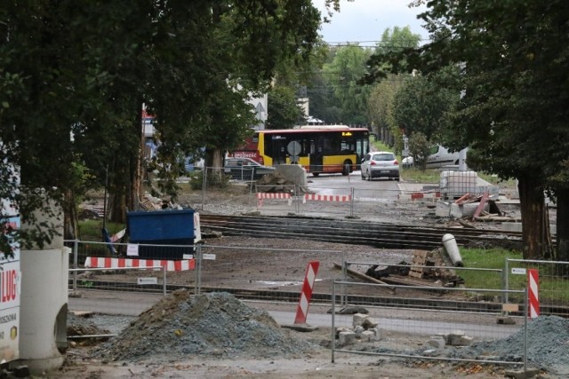 Przebudowa na ulicy Osobowickiej, stan na 4 października 2020