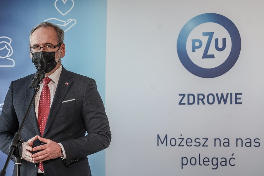 Minister zdrowia Adam Niedzielski podczas wizyty w Gdańsku,...