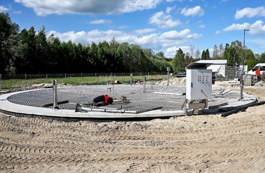 Prace związane z modernizacją i budową oczyszczalni ścieków...