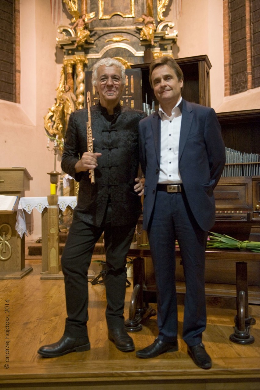 Drugie dusznickie koncerty organowe, Marc Grauwels (z lewej)...