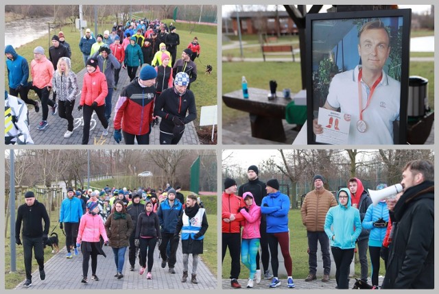 Parkrun we Włocławku - marsz dla Pawła, 5 lutego 2022 roku.