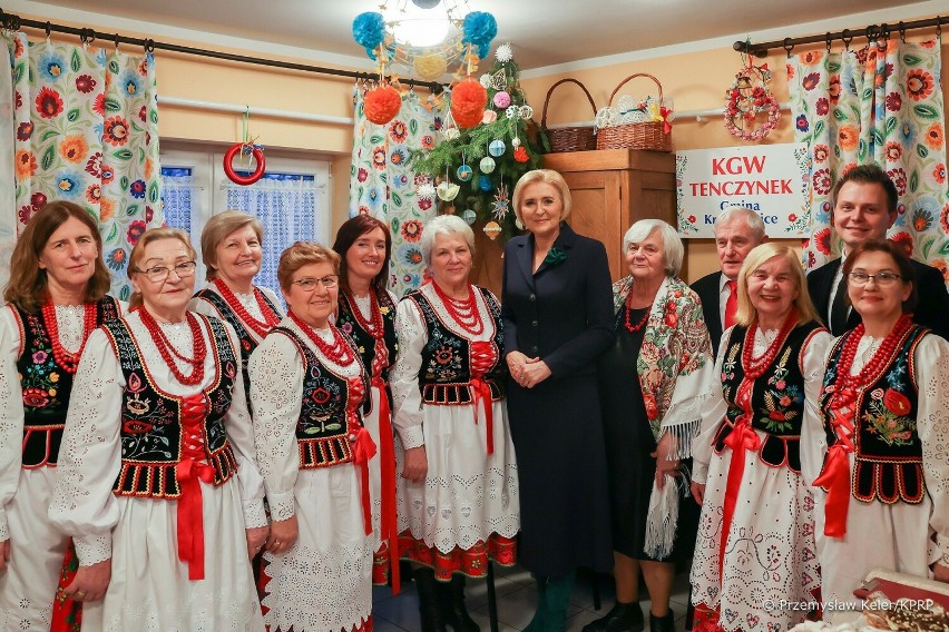 Małżonka prezydenta Agata Kornhauser-Duda odwiedziła KGW...