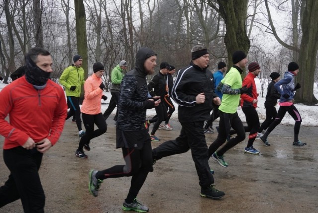 Parkrun Łódź w Parku Poniatowskiego - 18 lutego 2017