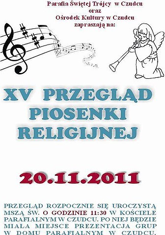 XV Przegląd Piosenki Religijnej, Czudec 2011
