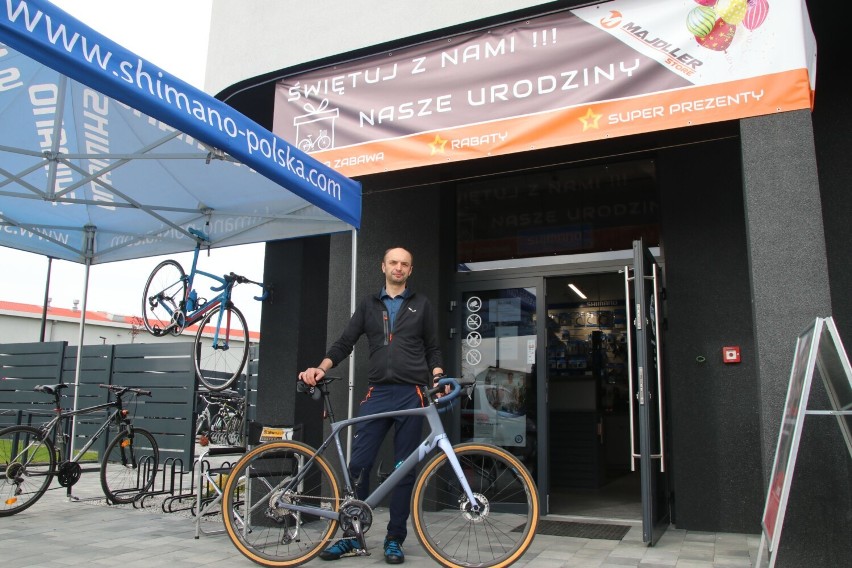 Pierwsze urodziny salonu rowerowego Majdller w Wieluniu FOTO