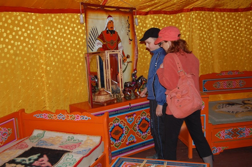 Mongolskie jurty