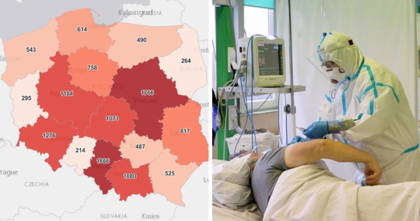 13 227 nowych przypadków koronawirusa w Polsce, 1 666 w woj....