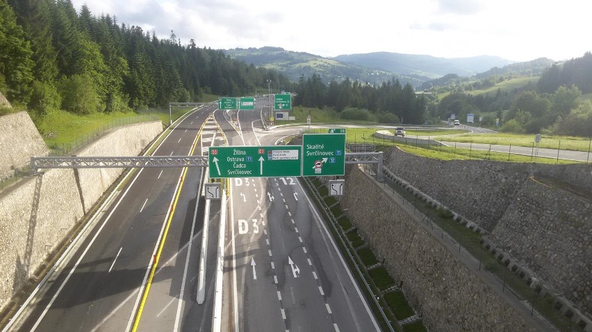 Słowacka autostrada D-3 w stronę Zwardonia otwarta [ZDJĘCIA]