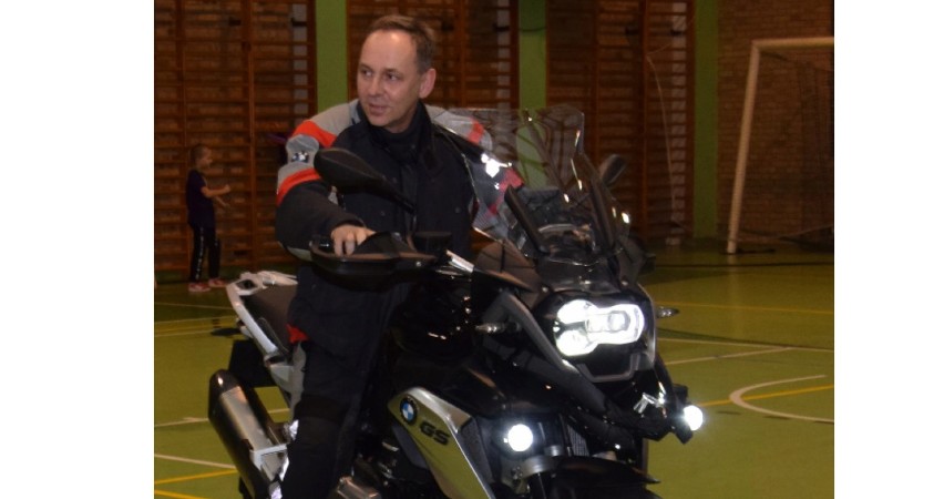 Przejażdżka motocyklowa z burmistrzem Opalenicy wystawiona na licytacje WOŚP
