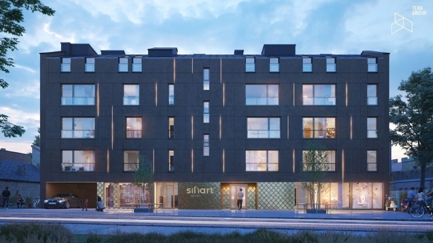Ciekawy apartamentowiec Smart Apart powstaje w centrum Kielc. Znamy szczegóły inwestycji. Mamy wizualizacje   