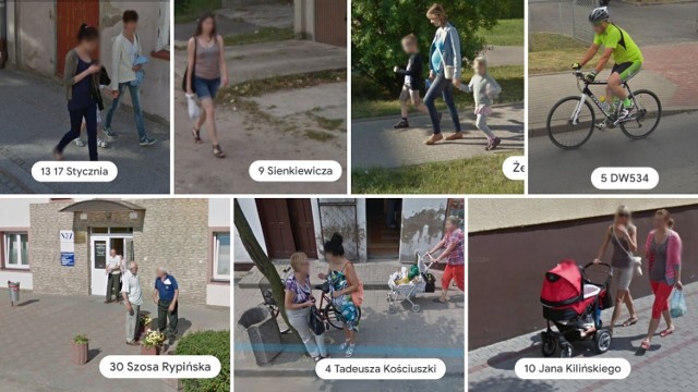 Zobaczcie sami stylizacje na zdjęciach z Golubia-Dobrzynia dostępnych na Google Street View