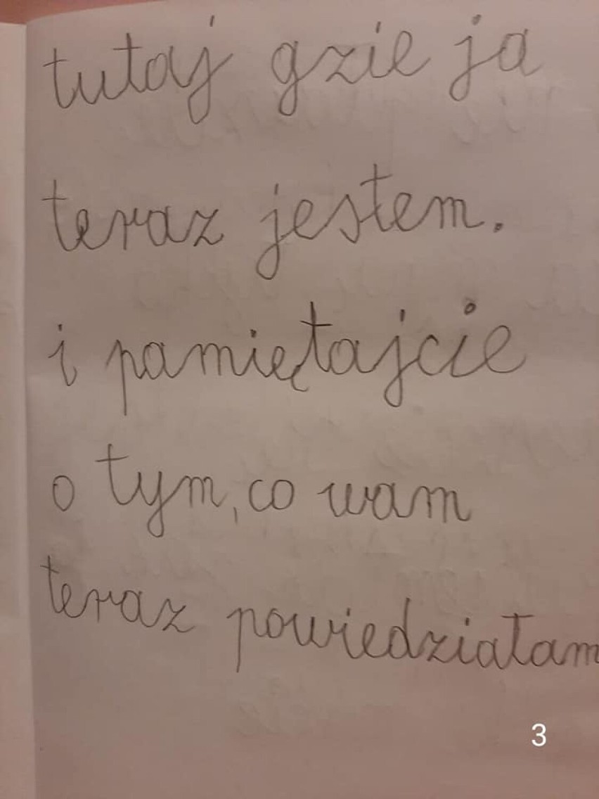 8-letnia Małgosia Kląskała z Wrocławia przed śmiercią napisała list do rodziców. "Nie płaczcie za mną, tylko cieszcie się życiem..."