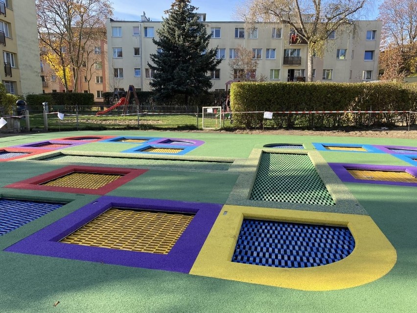 Nowy plac zabaw w Warszawie