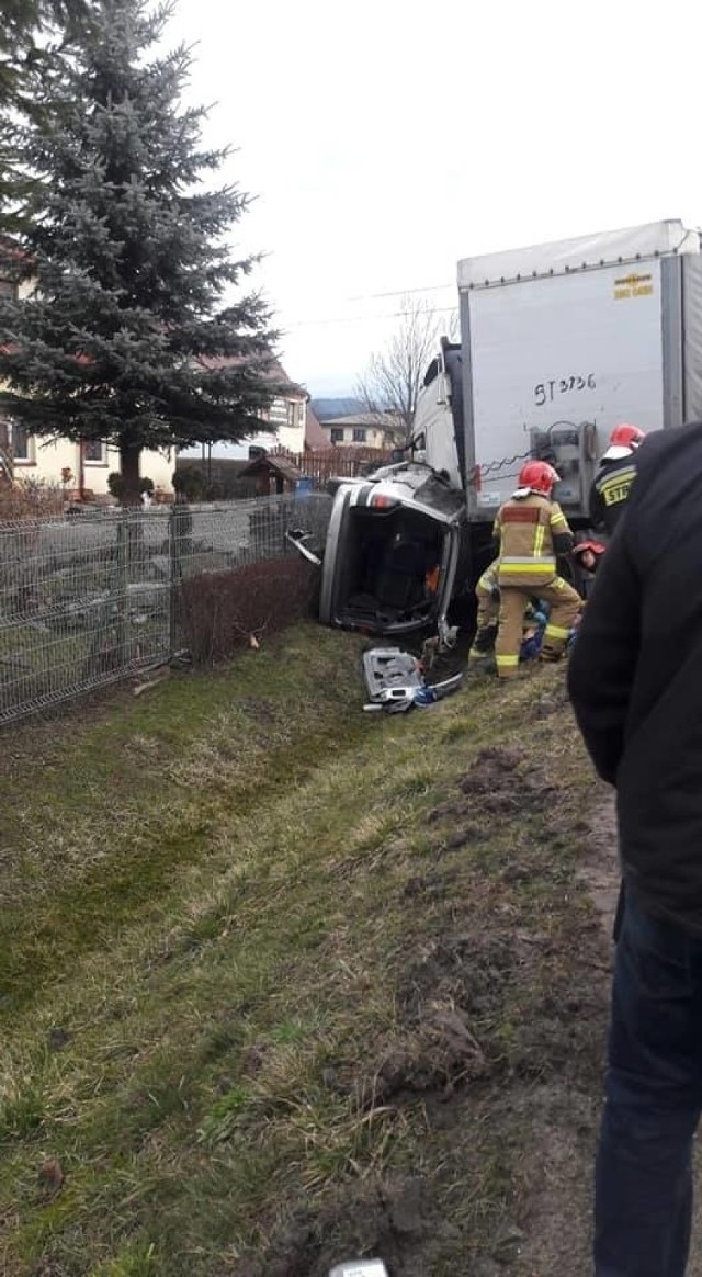 Wypadek w Skawie wydarzył się dziś o poranku