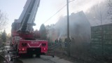 Pożar w Gdańsku. Palił się dom przy ul. Dolne Migowo [WIDEO]