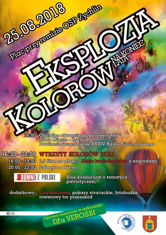 Festiwal kolorów w Żychlinie