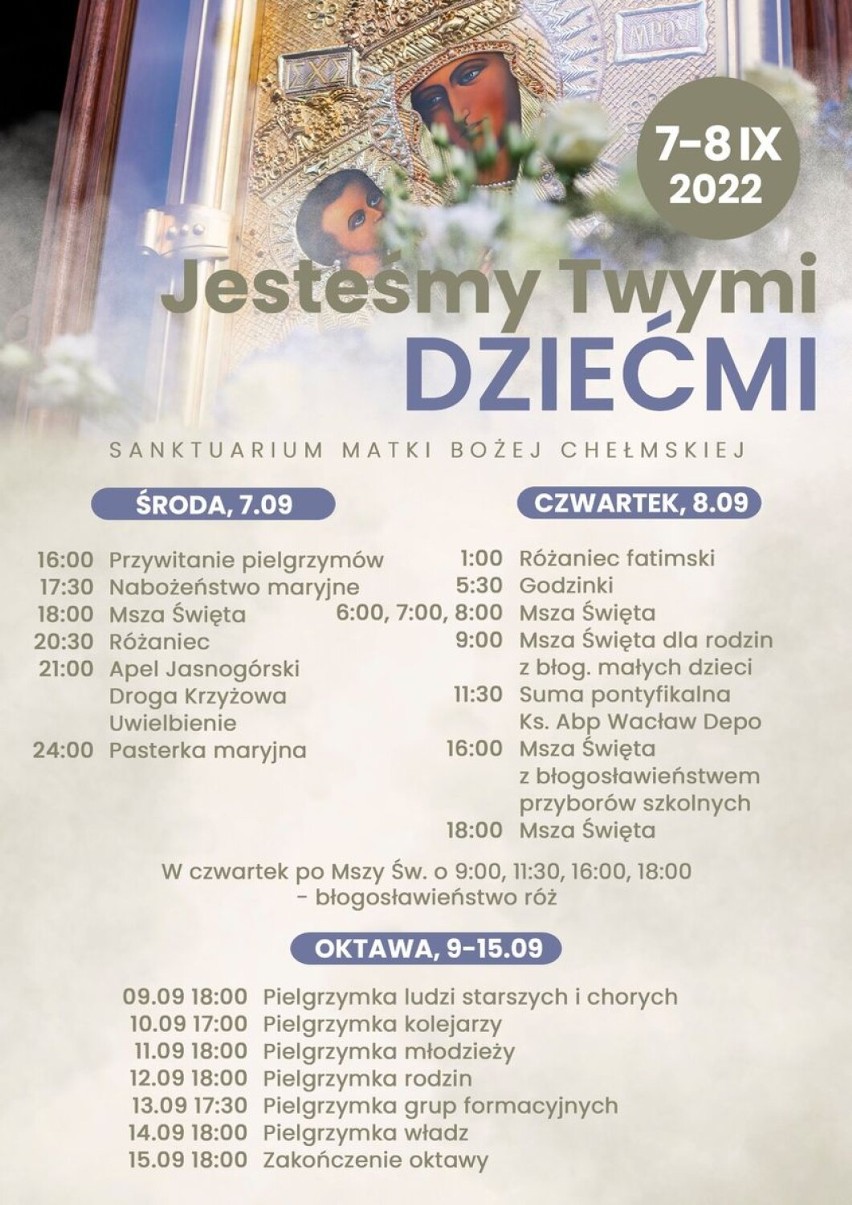 Uroczystości odpustowe  w chełmskiej bazylice Narodzenia NMP. Zobacz program