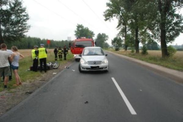Wypadek w Turku. Zginął motorowerzysta [ZDJĘCIA]