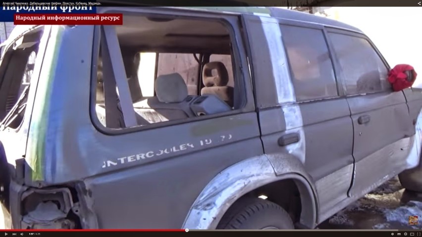 Jelenia Góra. Mitsubishi pajero na jeleniogórskich numerach na wojnie w Donbasie. Skąd się wzięło?