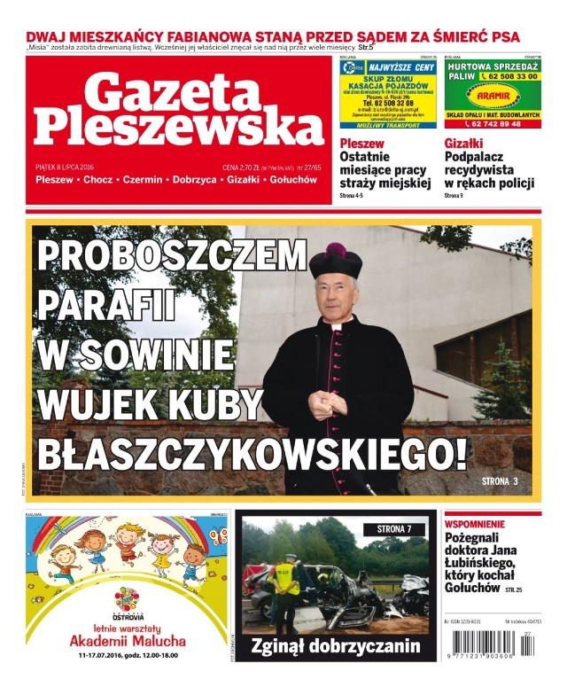 Gazeta Pleszewska 7 lipca 2016