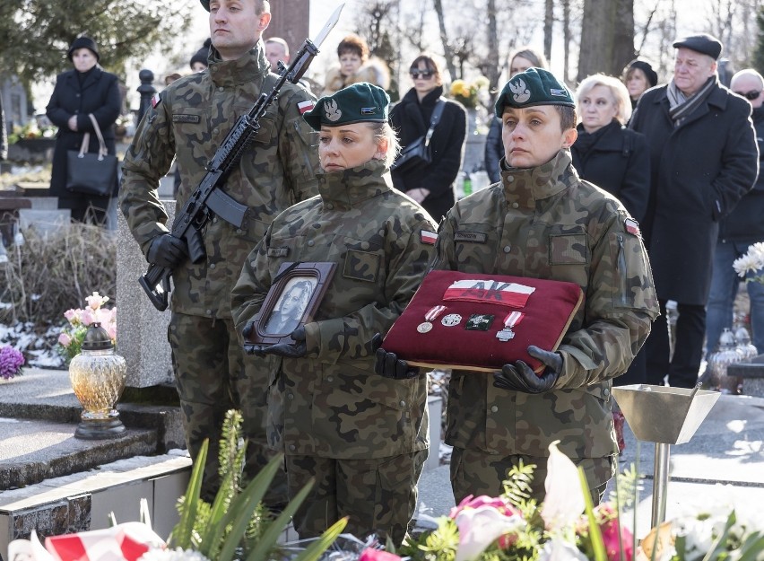 Uroczystości pogrzebowe Letycji Wandy Kiełtyki, żołnierza AK