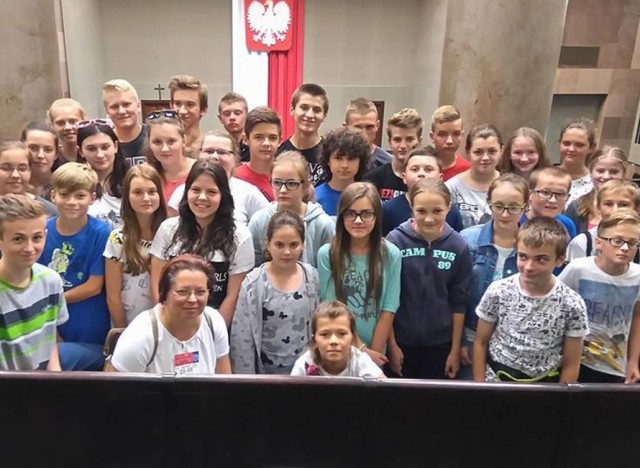 Młodzież uczestniczyła w zajęciach prawnych m.in. w Sejmie