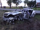 Wypadek w Janowie. Ranni kierowcy [FOTO+FILM]