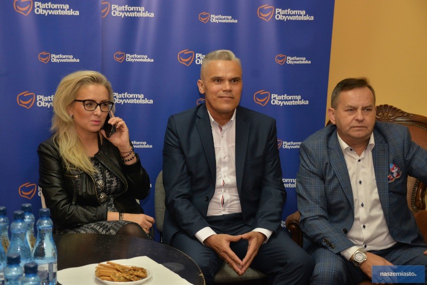 Wybory parlamentarne 2019. Sztab wyborczy Koalicji Obywatelskiej we Włocławku [zdjęcia]