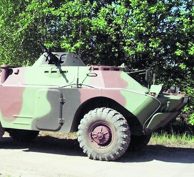 Jednym z eksponatów muzeum  militariów będzie transporter opancerzony BRDM-2