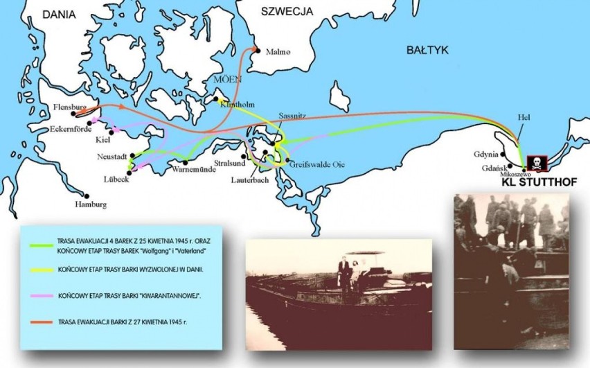76. rocznica ewakuacji morskiej więźniów z obozu Stutthof. Rejs ,,barkami śmierci"