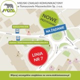 Nowe przystanki na żądanie na ul. Granicznej w Tomaszowie Maz. 