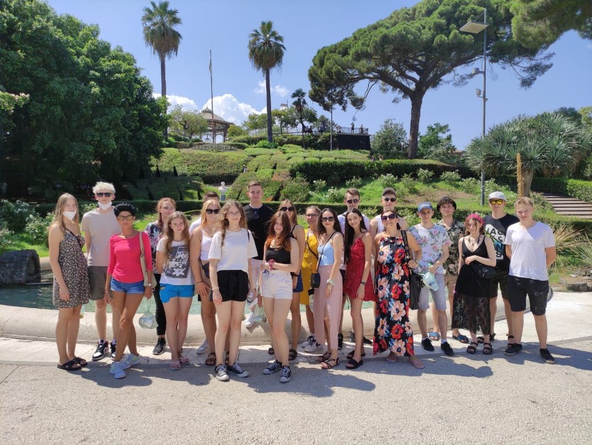 Uczniowie Zespołu Szkół Technicznych w Kaliszu zwiedzają i uczą się na Sycylii. ZDJĘCIA