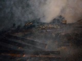 Pożar w Starachowicach. Spłonął budynek gospodarczy [zdjęcia]