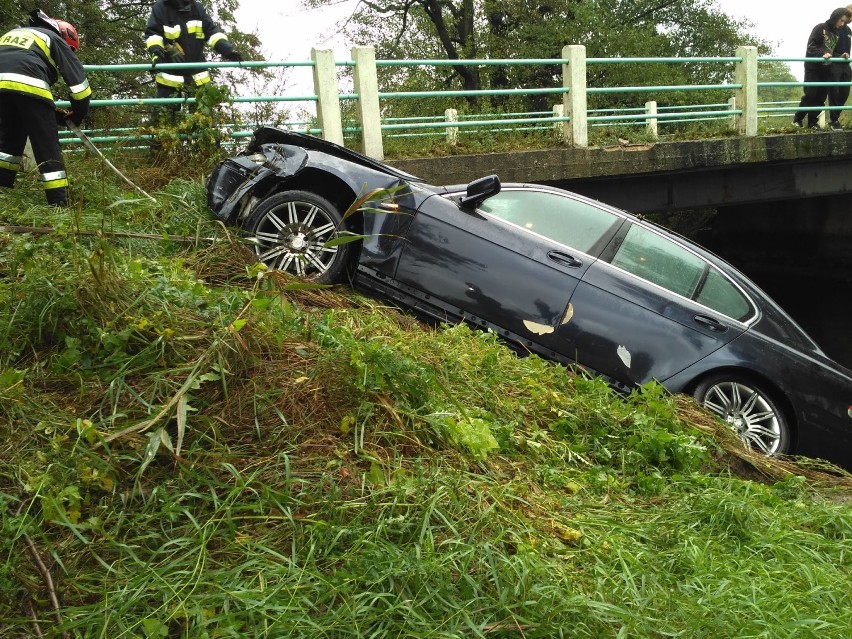 Wypadek na drodze Goręczyno - Somonino 7.10.2016