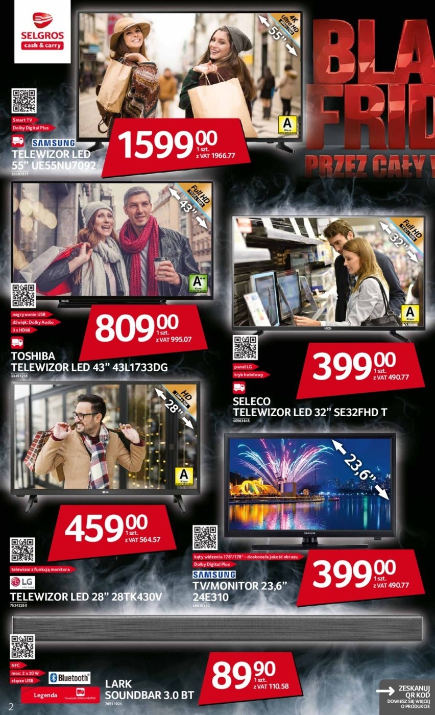 SELGROS Black Friday 2018 GAZETKA