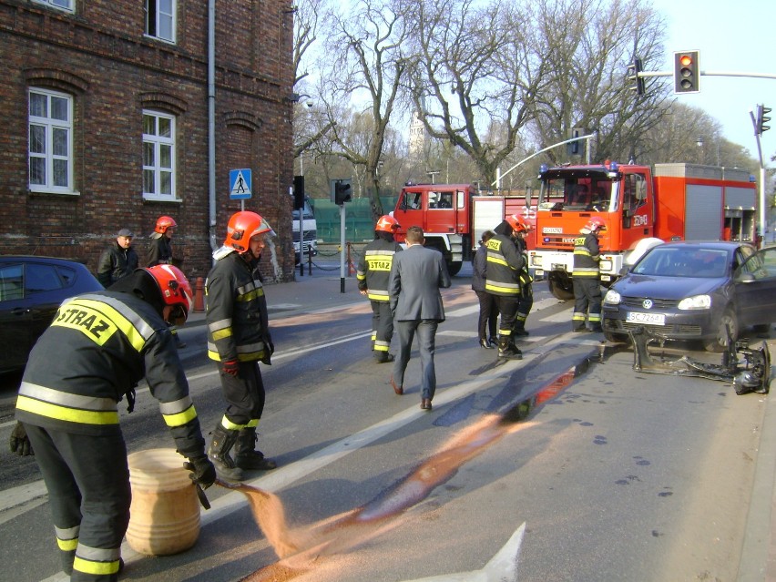 Wypadek na Jasnogórskiej w Częstochowie