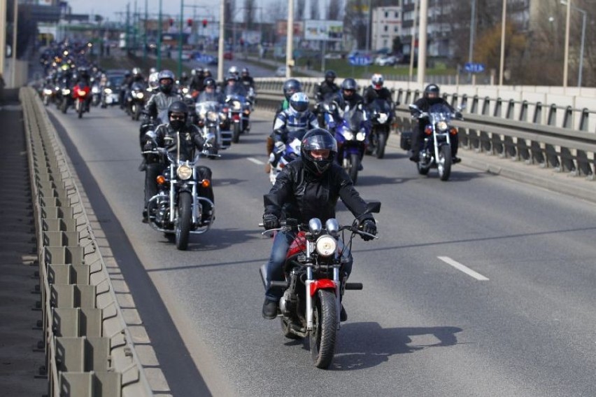 Motocykliści w Poznaniu