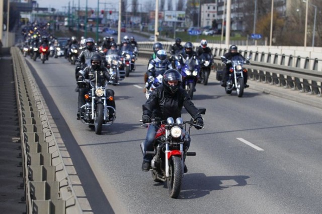 Motocykliści w Poznaniu
