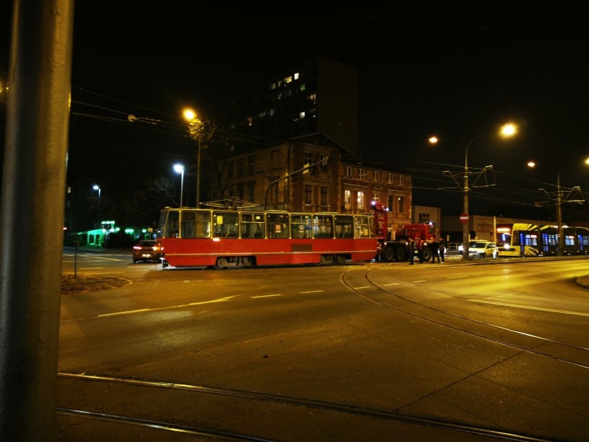 Do wykolejenia tramwaju doszło na skrzyżowaniu ulic...