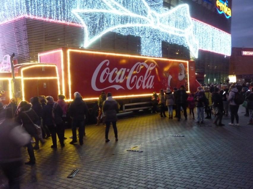 Do Koszalina przyjechała ciężarówka Coca-Coli