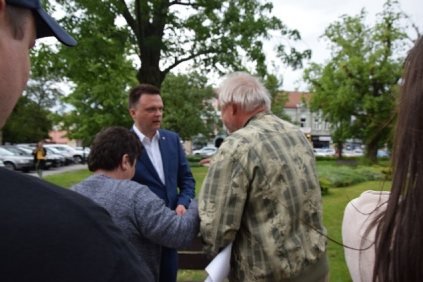 Szymon Hołownia na spotkaniu z wyborcami w Dębicy [ZDJĘCIA]