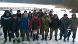 Na jeziorze Grodno gmina Golub–Dobrzyń odbyły się zmagania podlodowe