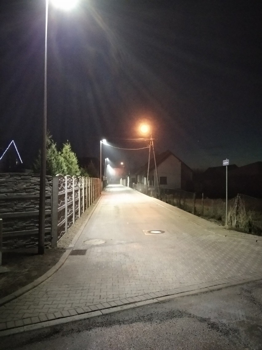Gmina Kościan. Nowe oświetlenie ulic w sołectwach [ZDJĘCIA]