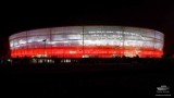 Gest solidarności z Gdańskiem. Wrocławski stadion w biało-czerwonych barwach